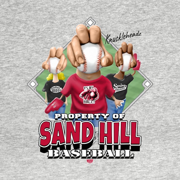 Knucklehead for Sand Hill Baseball by MudgeSportswear